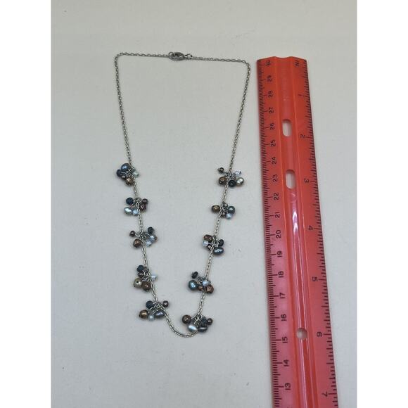 Lot Of 5 Necklaces RMN Avon Express Faux Pearl Gold Tone - Picture 6 of 11